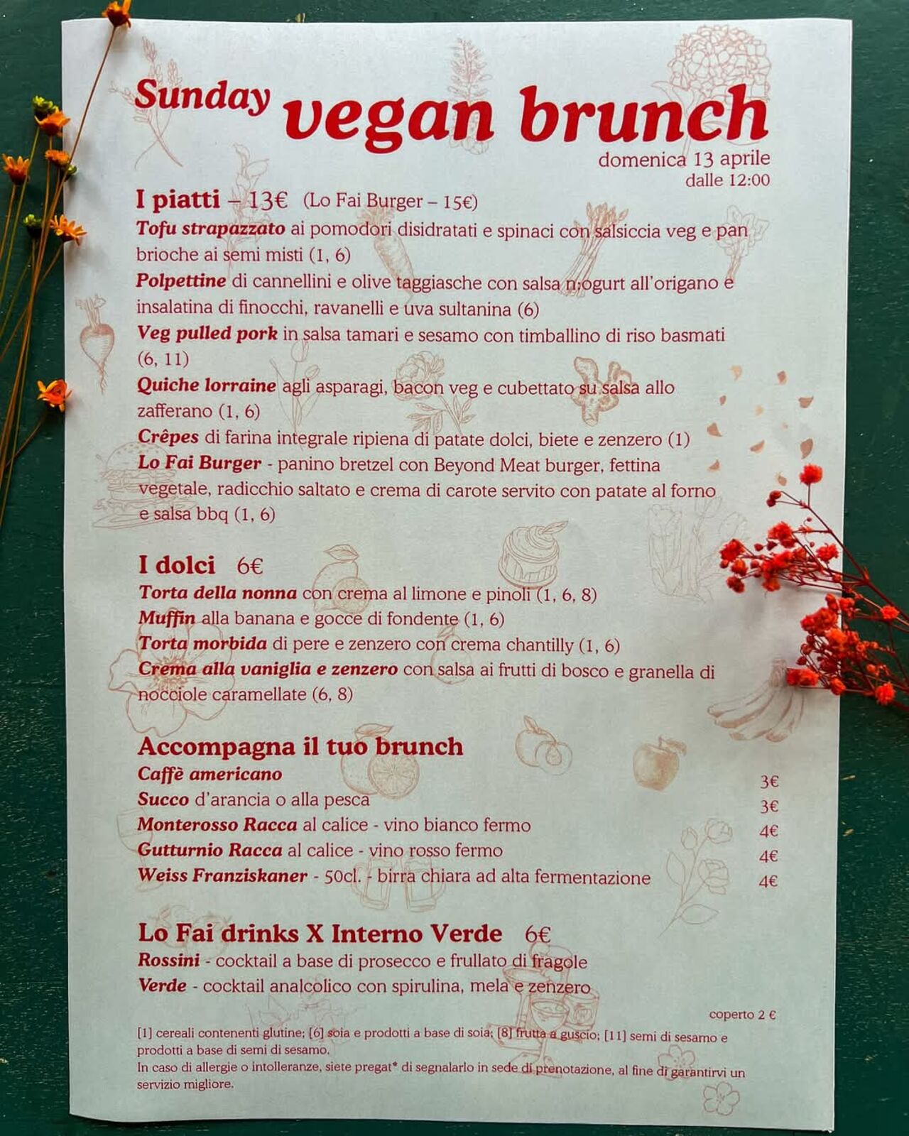 Sunday Vegan Brunch - Domenica 13 Aprile