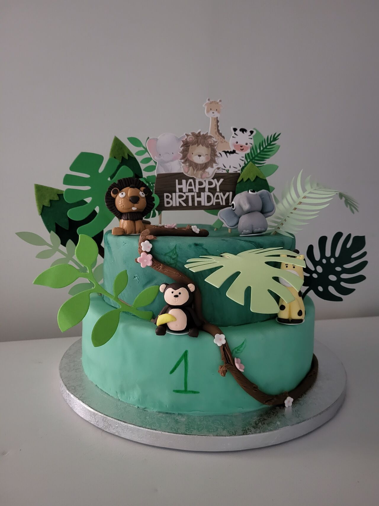 Gâteau jungle