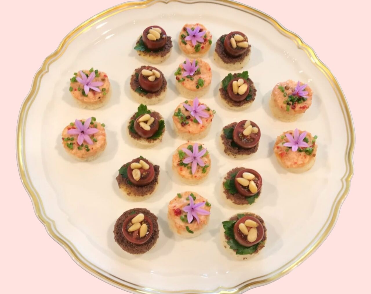 Assortiments de canapés