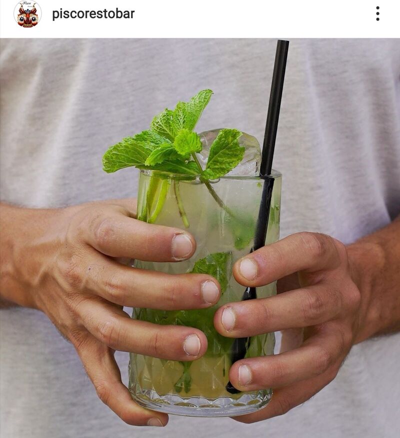 Llego desde cuba para quedarse en peru. Mojito de pisco. ?