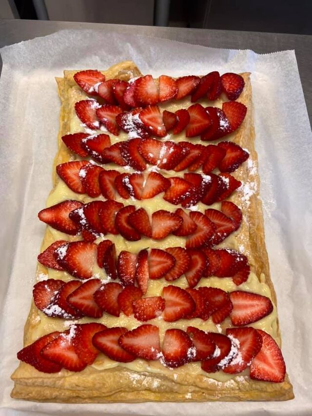 Tarte aux fraises 🍓