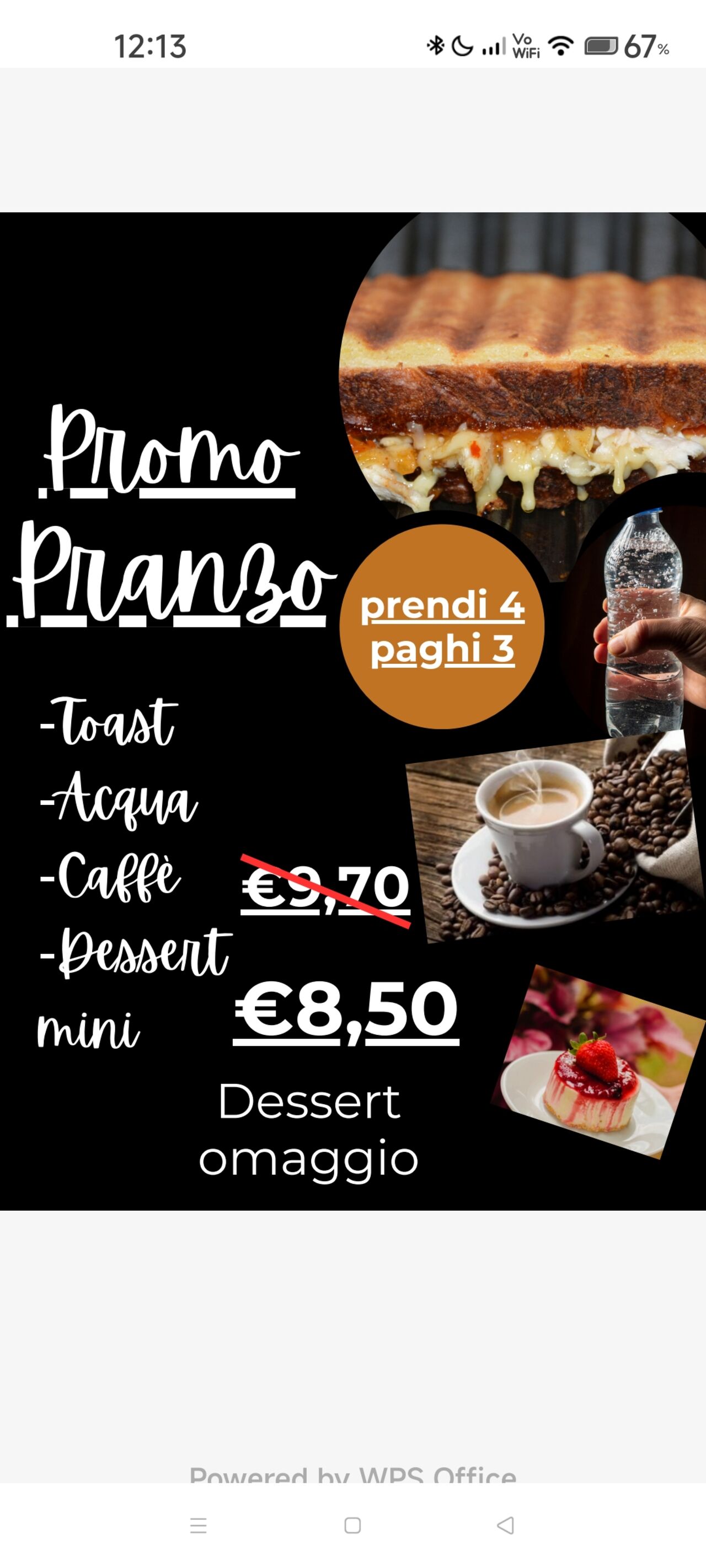 Promo pranzo