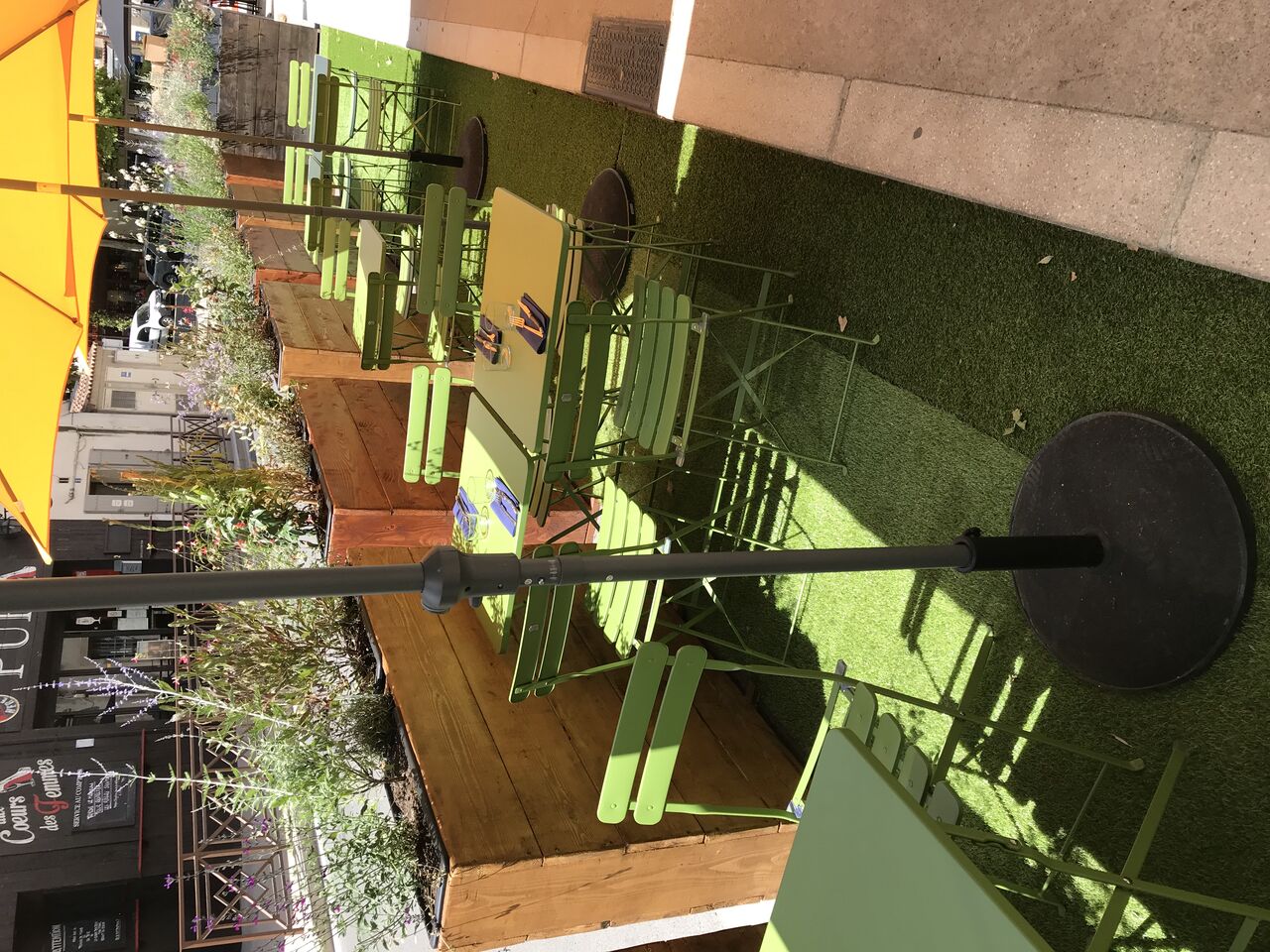 Notre terrasse pour la saison d'été 2020