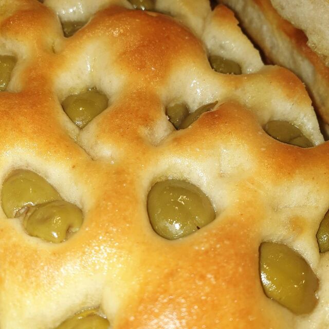 Focaccia con Olive