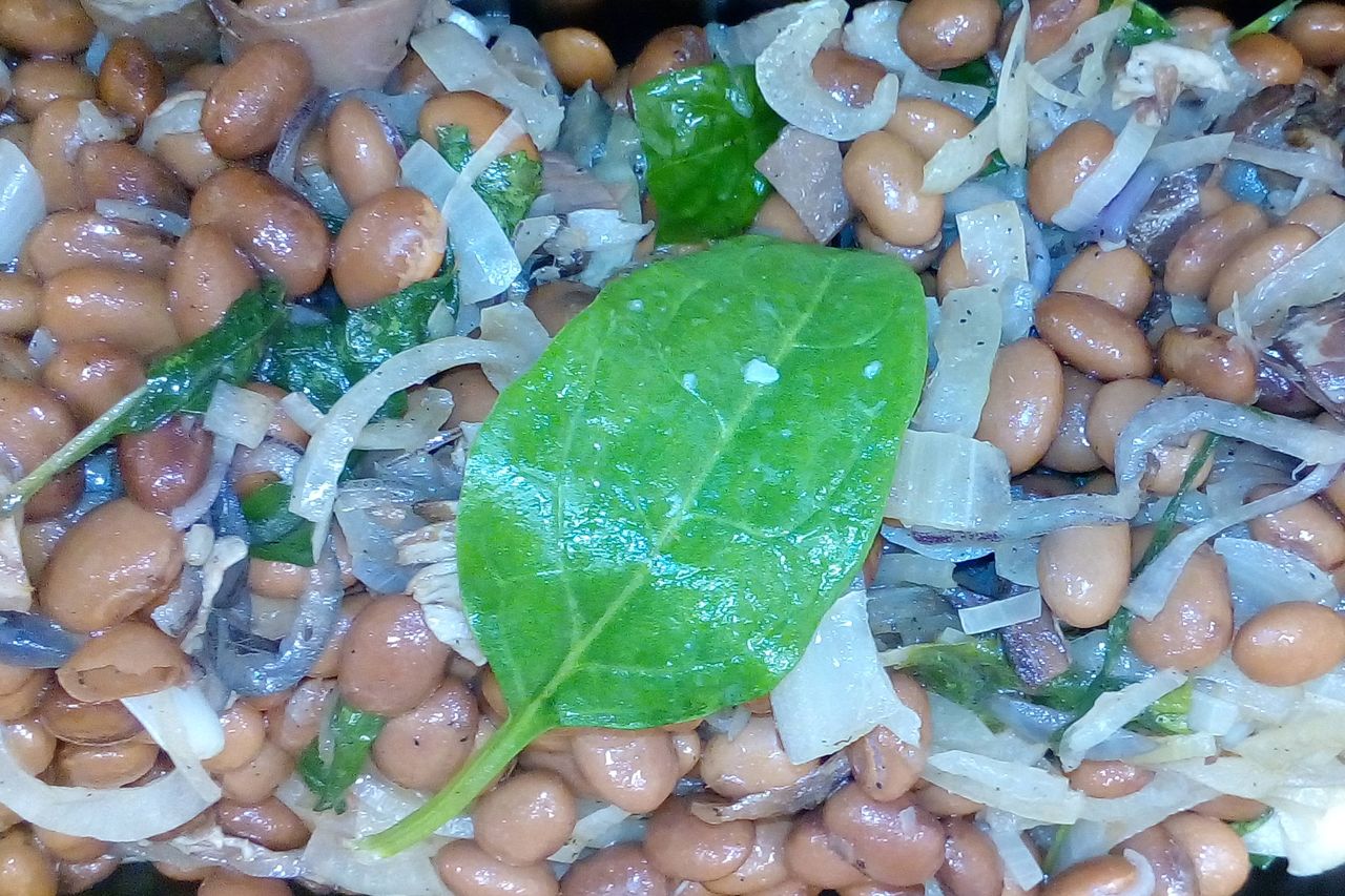 jeden z mnoha fazolových salátů