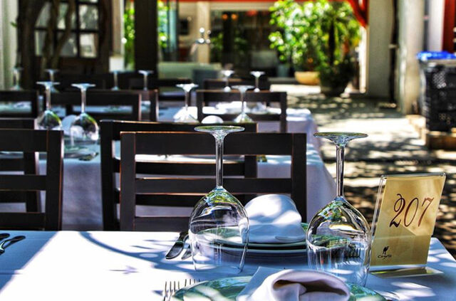 O nosso maravilhoso espaço ao ar livre.