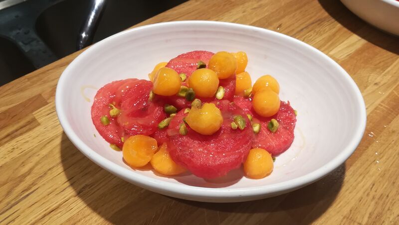 salade pastèque et melon