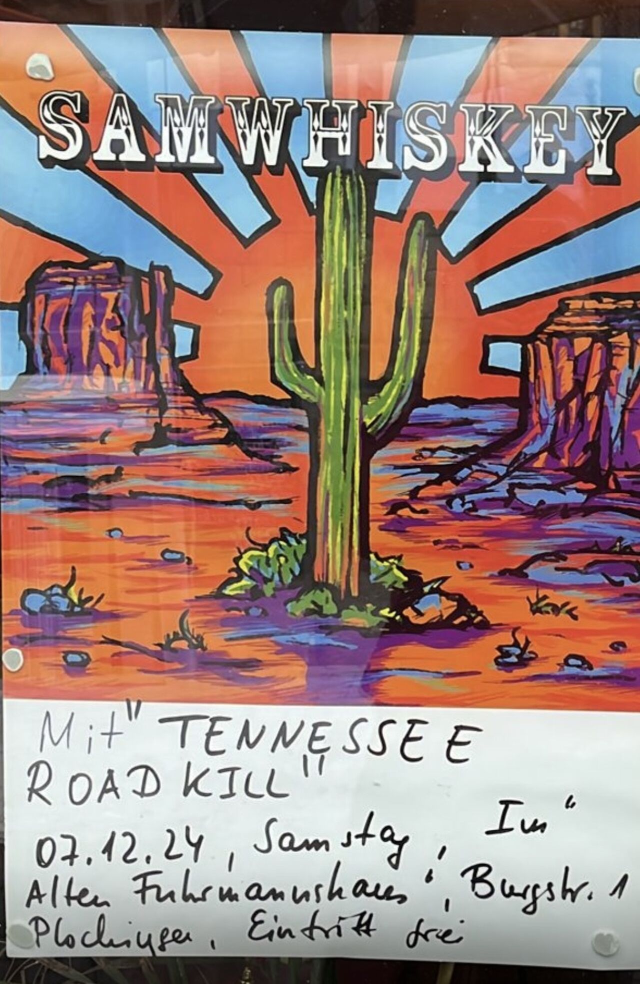 Country Abend mit "Tennessee Roadkill" und Sam Whiskey