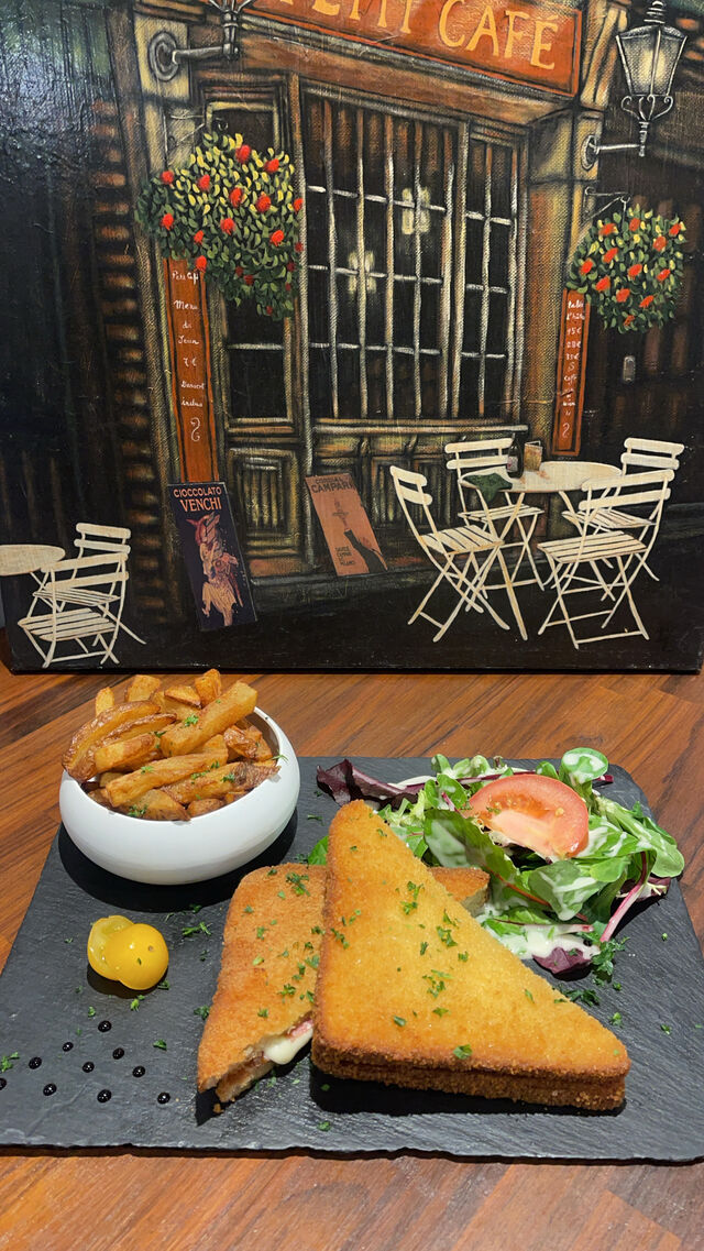 Croque in carrozza façon chaumière 