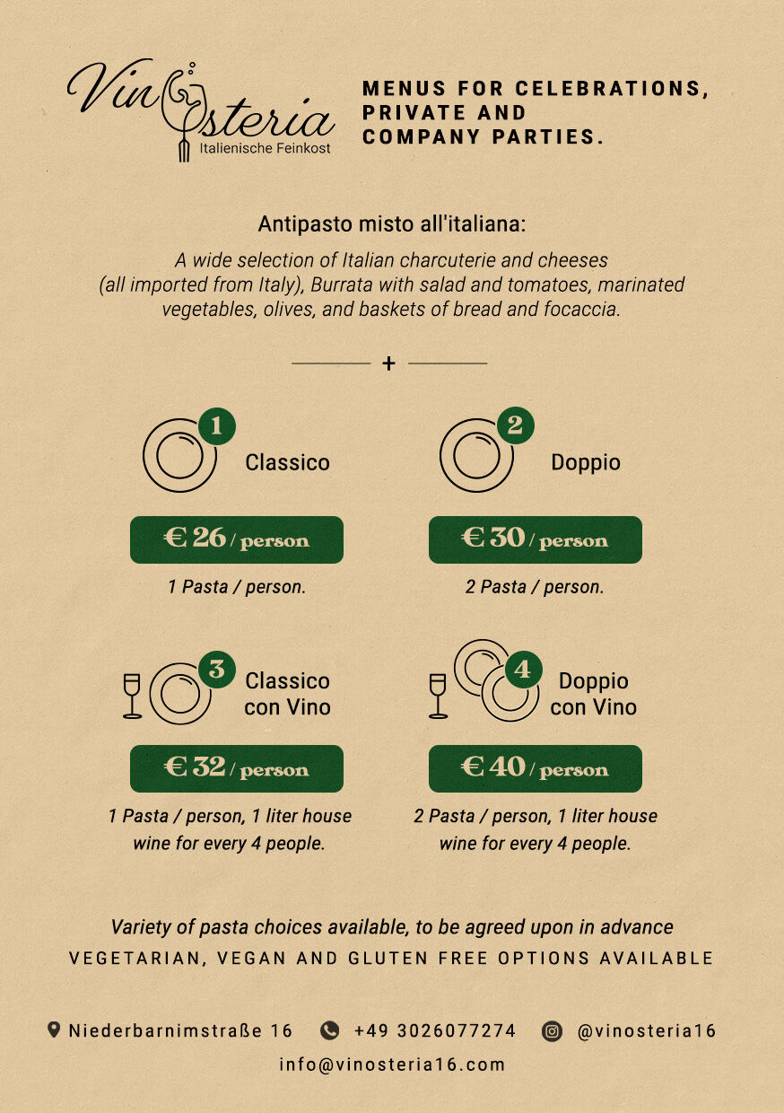 Party Menu