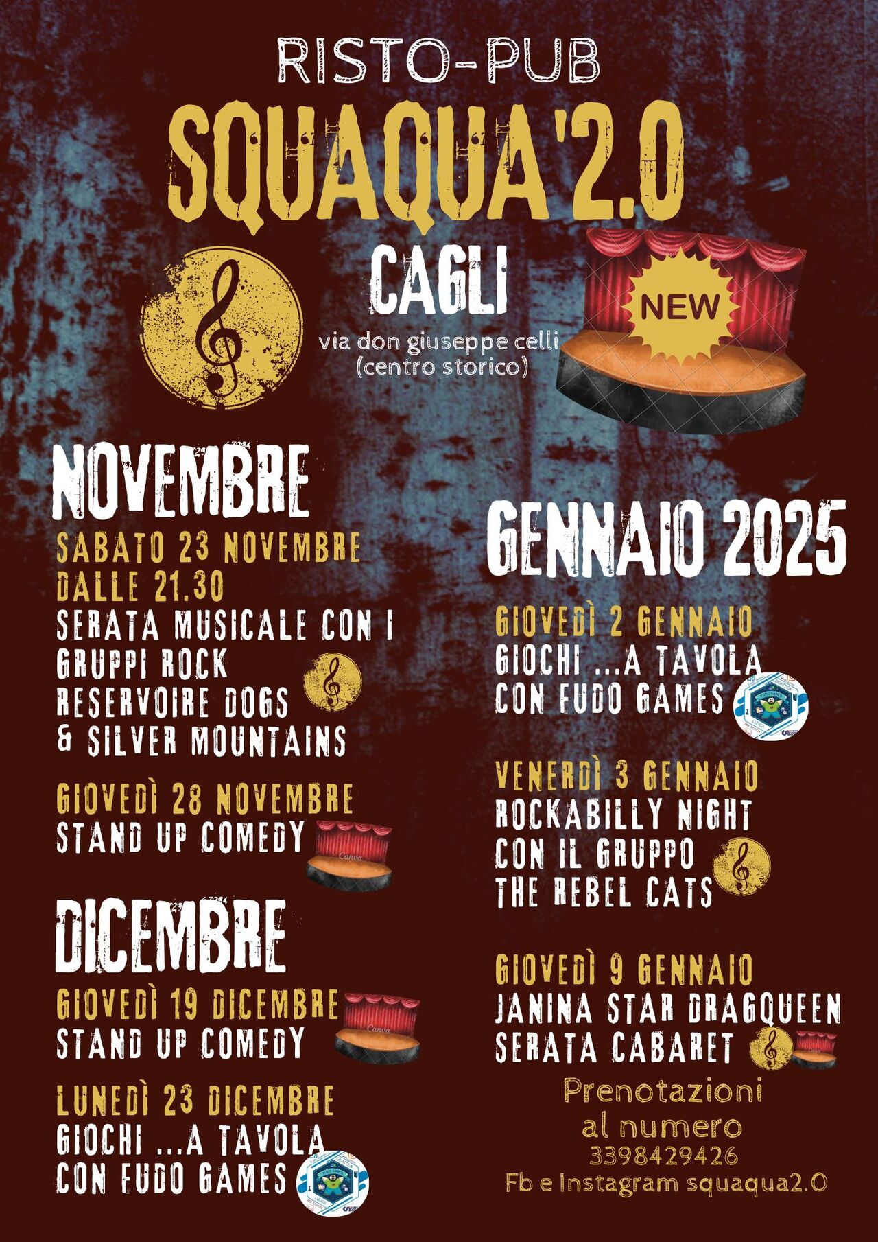 Da novembre a gennaio... eventi per tutti i gusti!