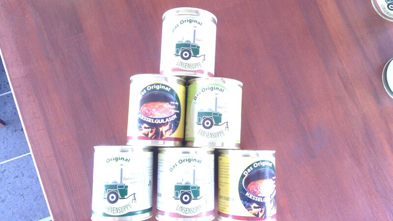 Bohne, Erbse, Linse je 4,00€,
Kessekgulasch 5,00 €
