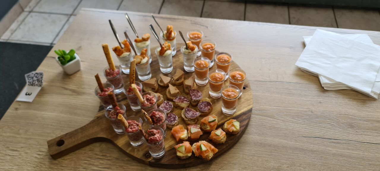 Verrines apéritives pour vos séminaires ou autres évènements