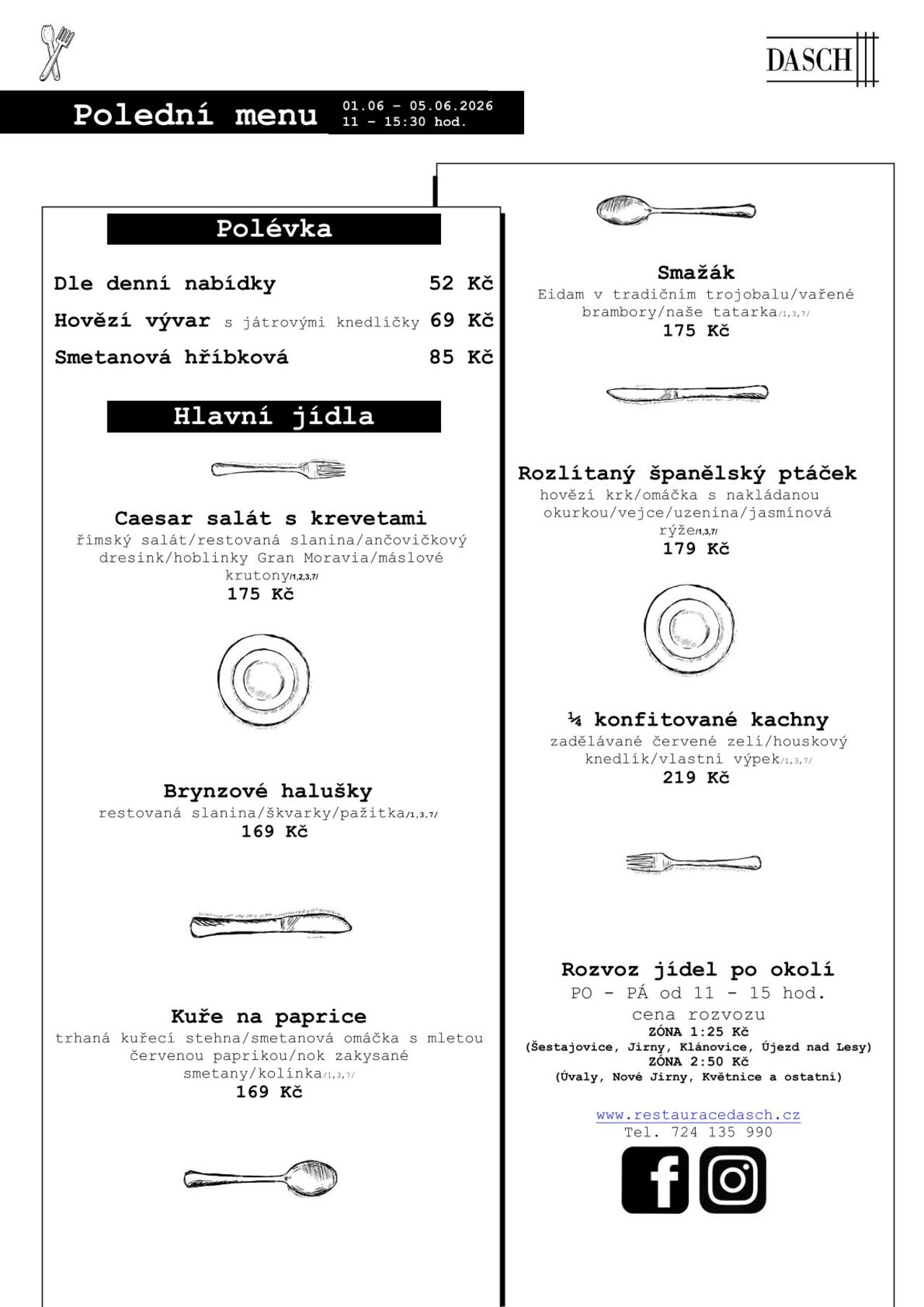 Polední menu