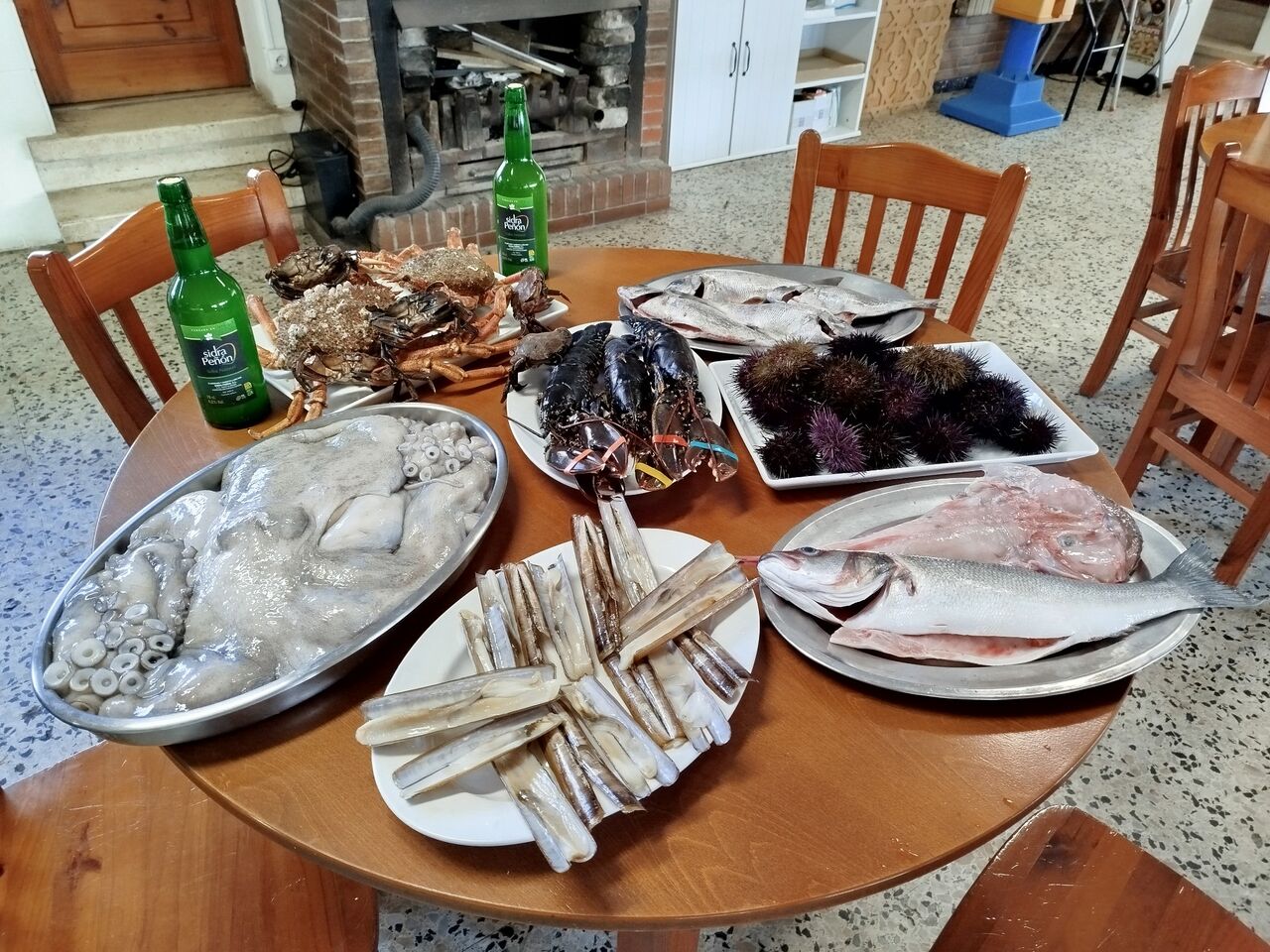 pescados y mariscos 