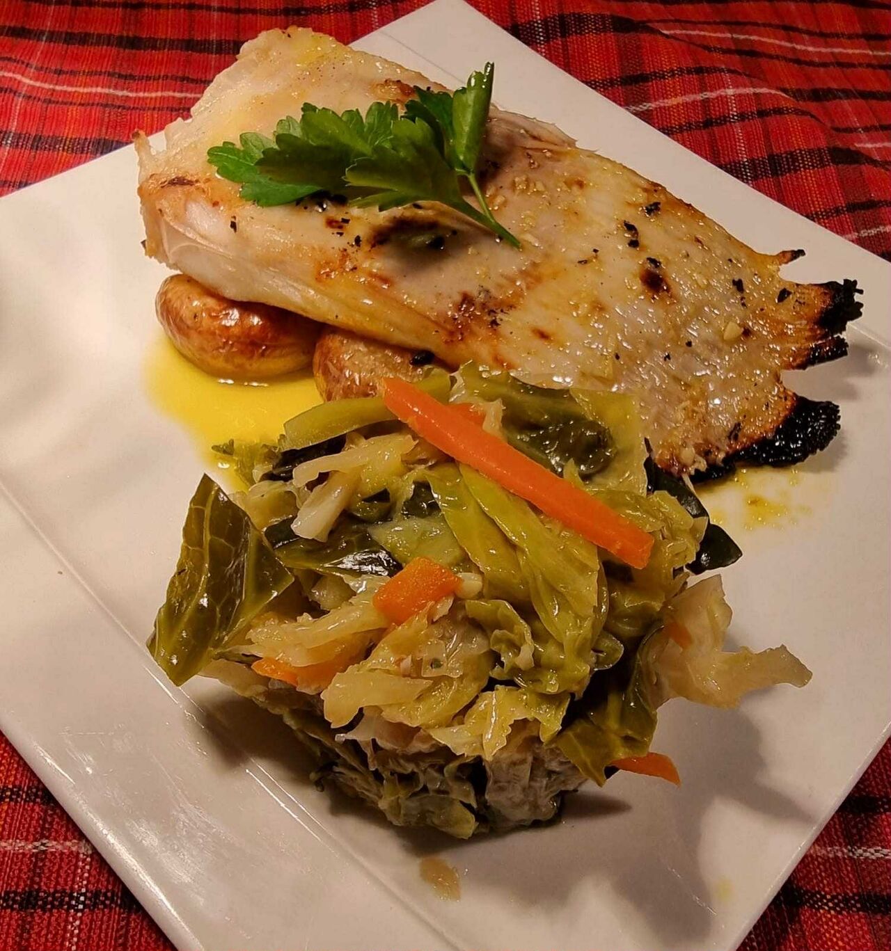 Raia á Lagareiro, Sugestão do dia ao Almoço.