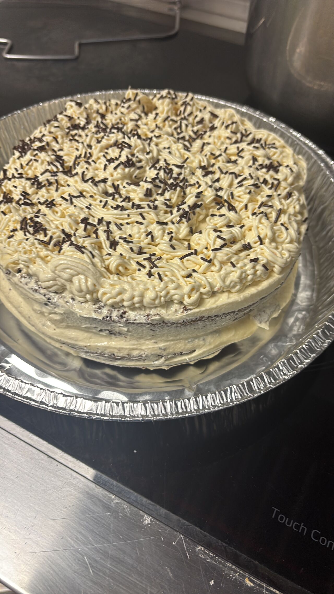 Tarta de queso con tiramisú