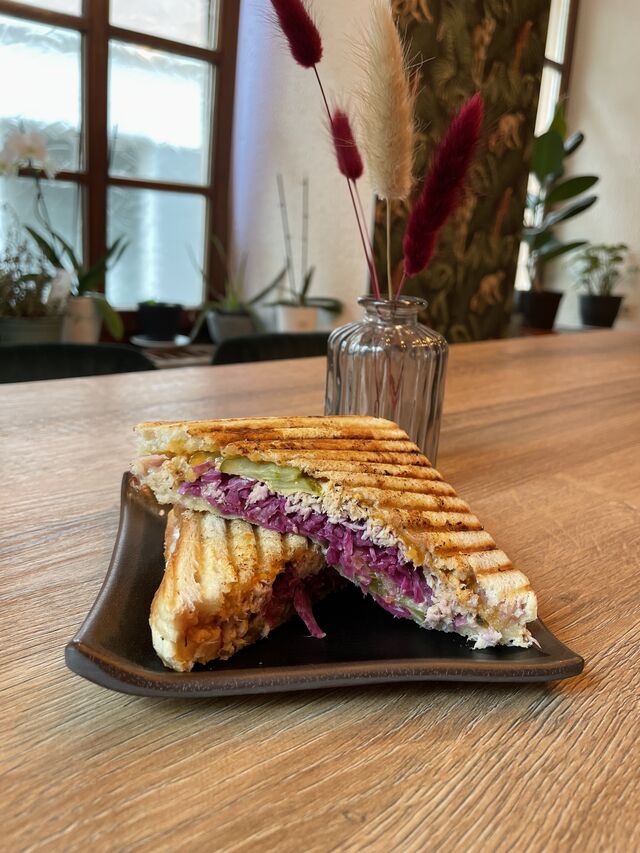 Gegrilltes Chicken Sandwich Korean Style 