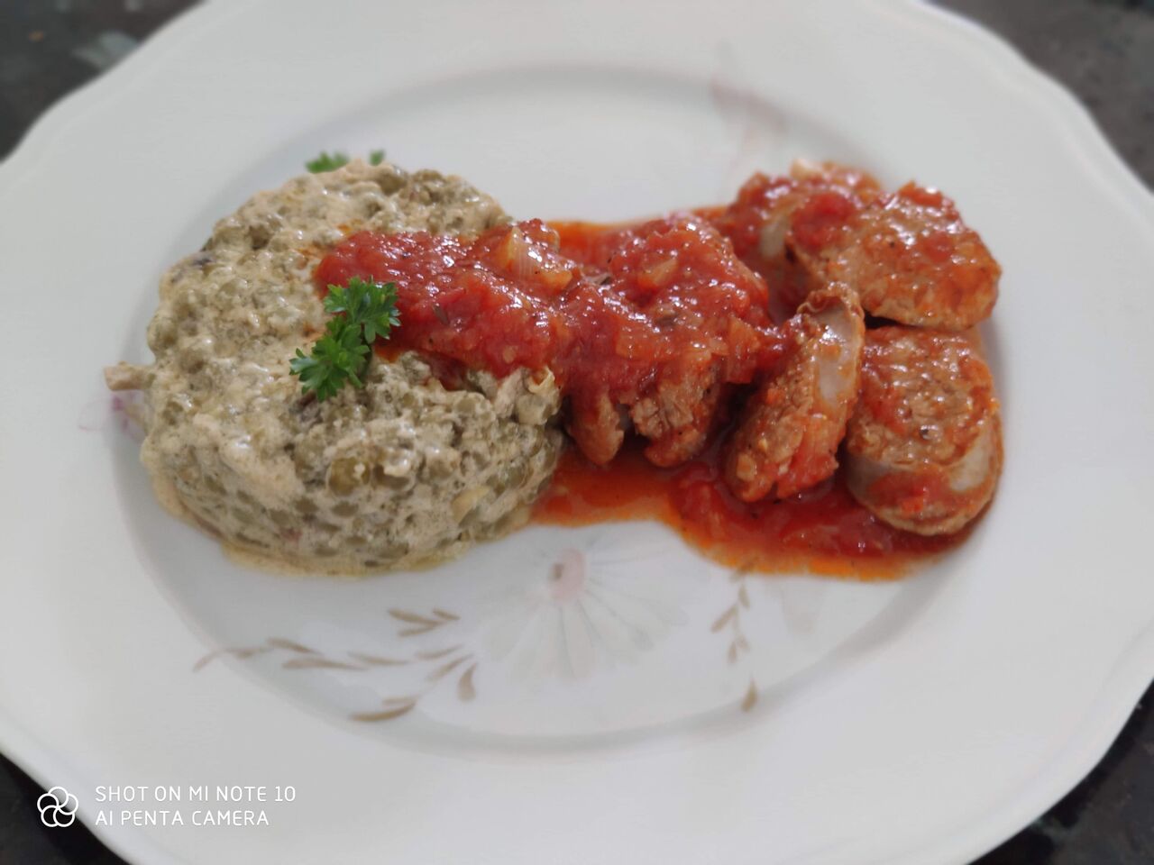 rougail saucisse et riz quinoa