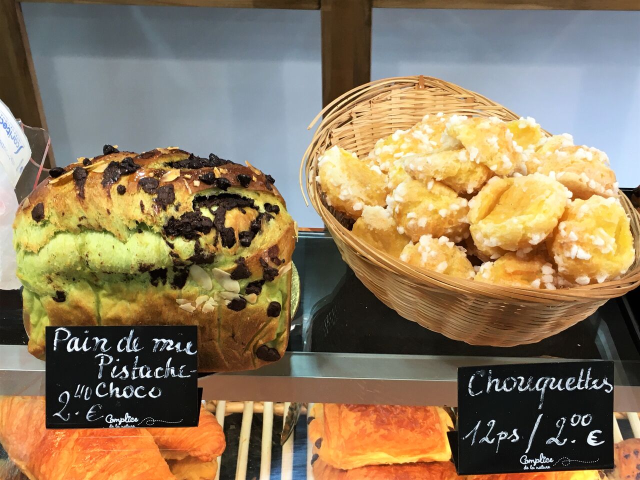 Nos brioches et Chouquette