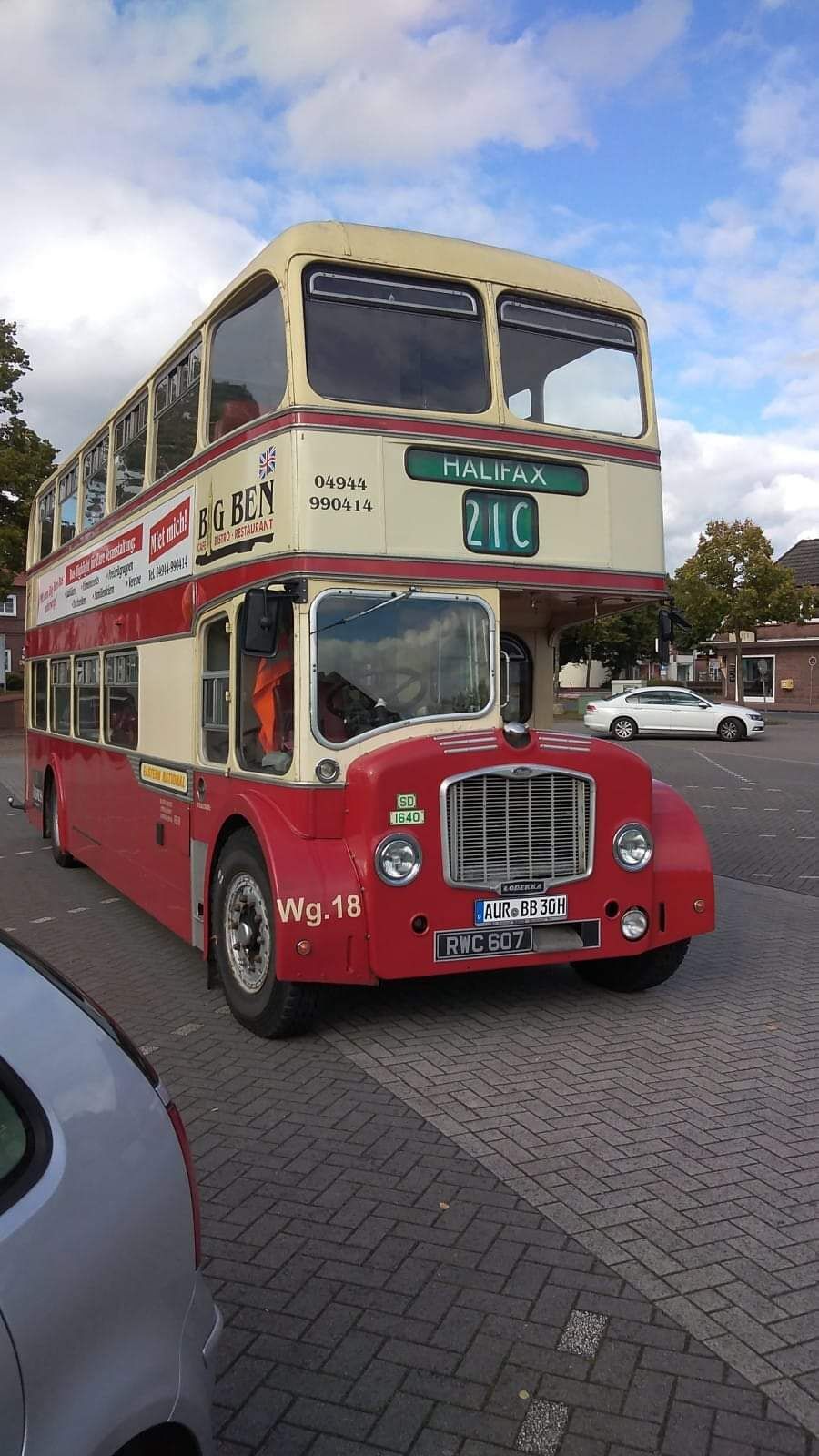 Unser Englischer Bus für eure Event Tour