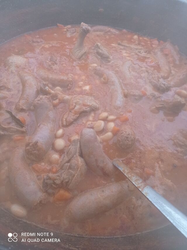 Cassoulet de Canard et Saucisse.