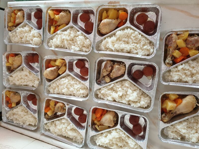 Ev ve iş yerlerine tabildot yemek verilir
