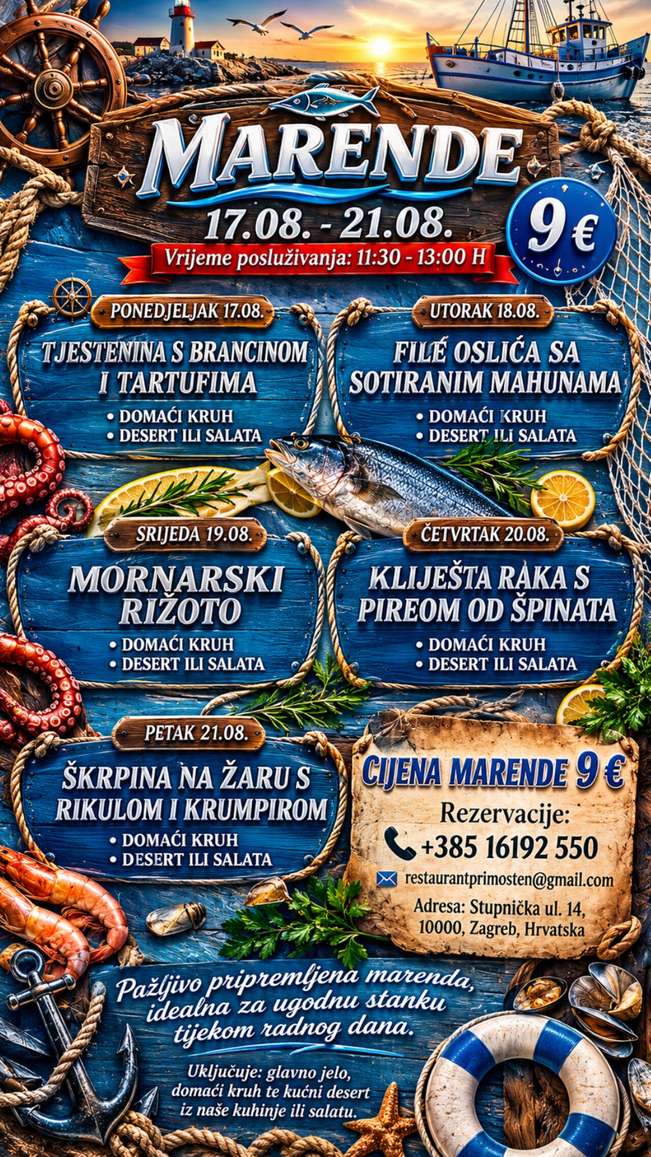 Ponuda marendi 17.08. - 21.08.