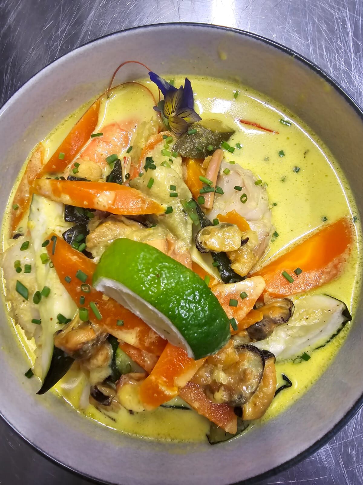 Marmite de la mer à l'indienne 