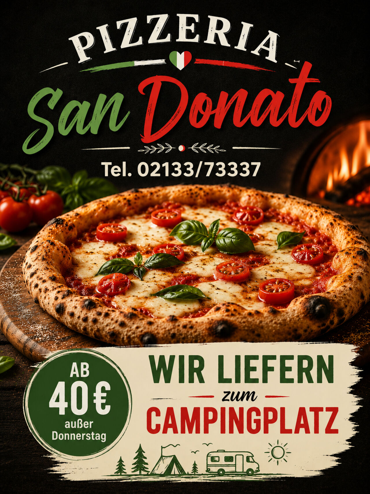 Lieferung ab 40€ zum Campingplatz