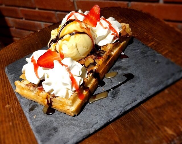 Voici un des dessert proposé à la carte 