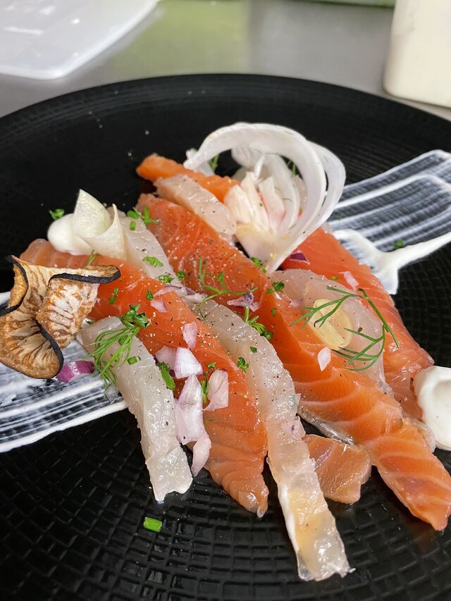 Duo Saumon Sandre Gravelax fumés (Jana passe à l'Est)