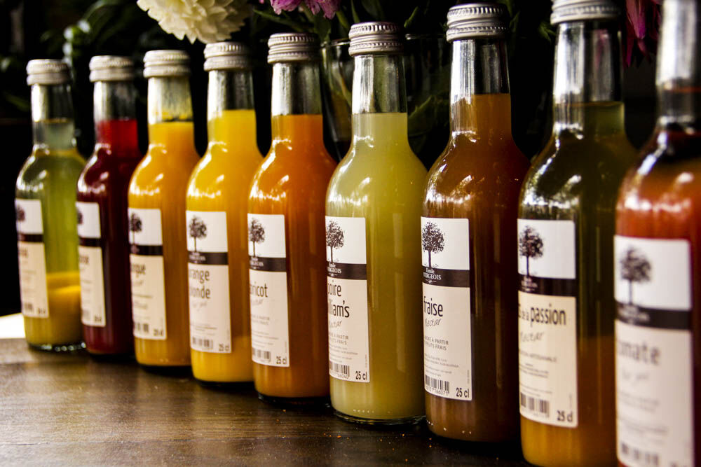 Jus de fruits artisanaux...