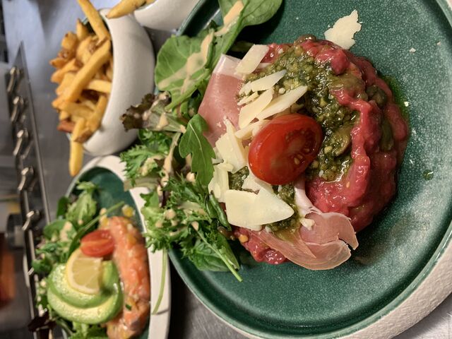 Tartare de bœuf italien au couteau