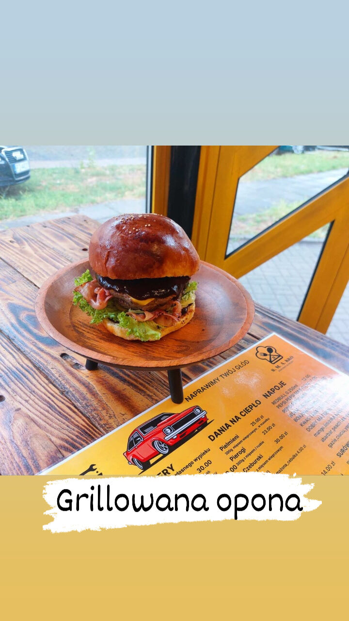 Grillowana opona