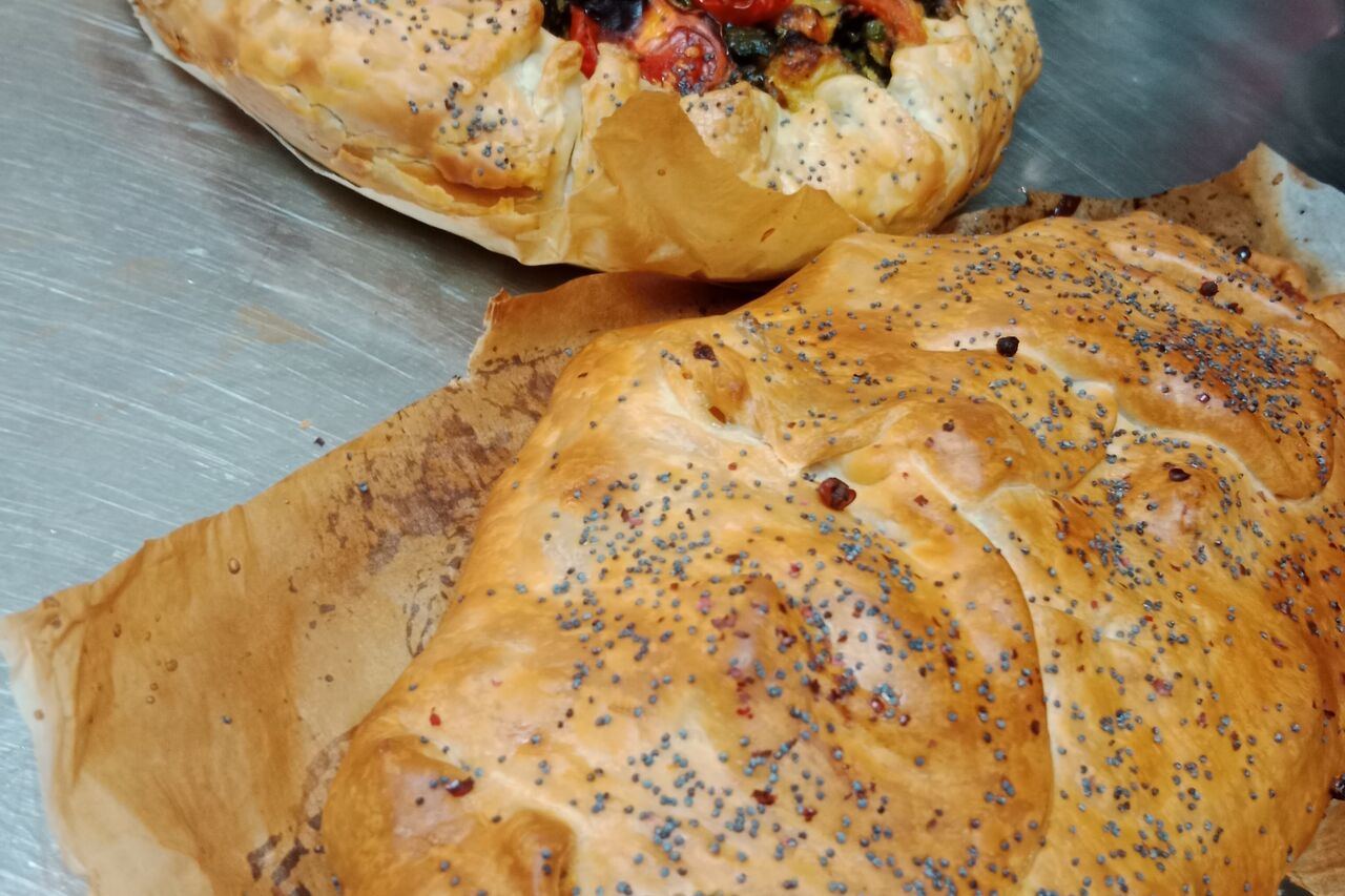 Torta salata e calzone
