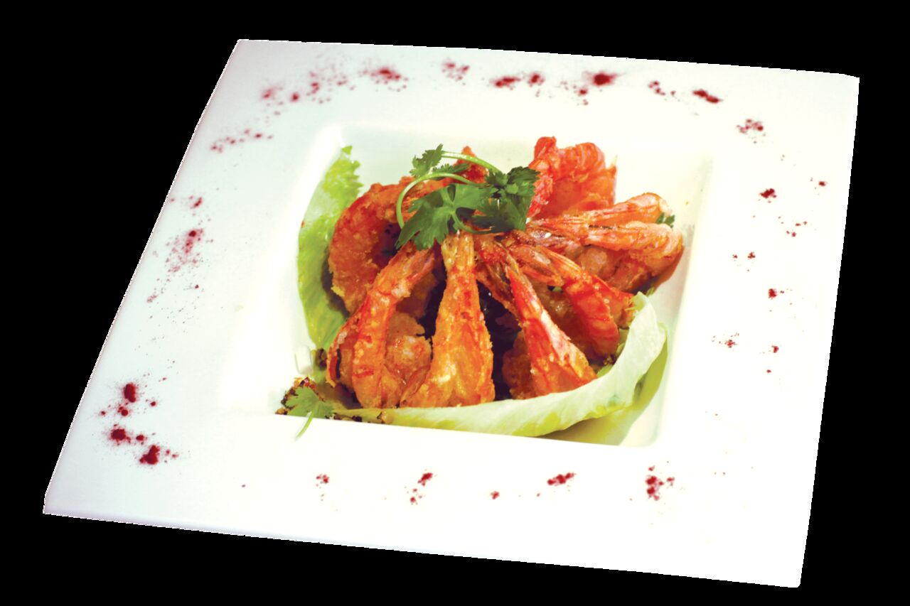 Crevettes sel poivre