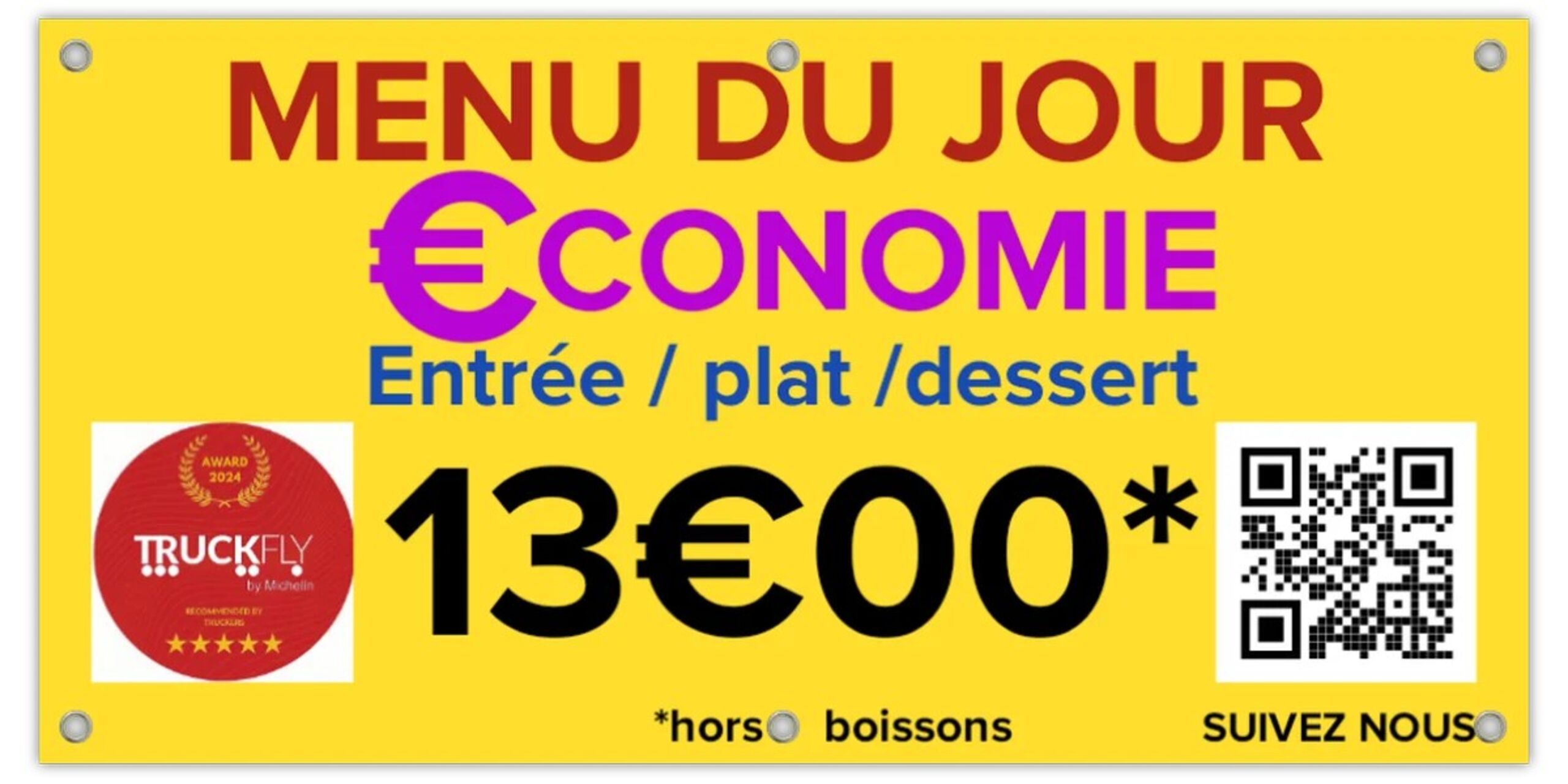 MENU ECONOMIE