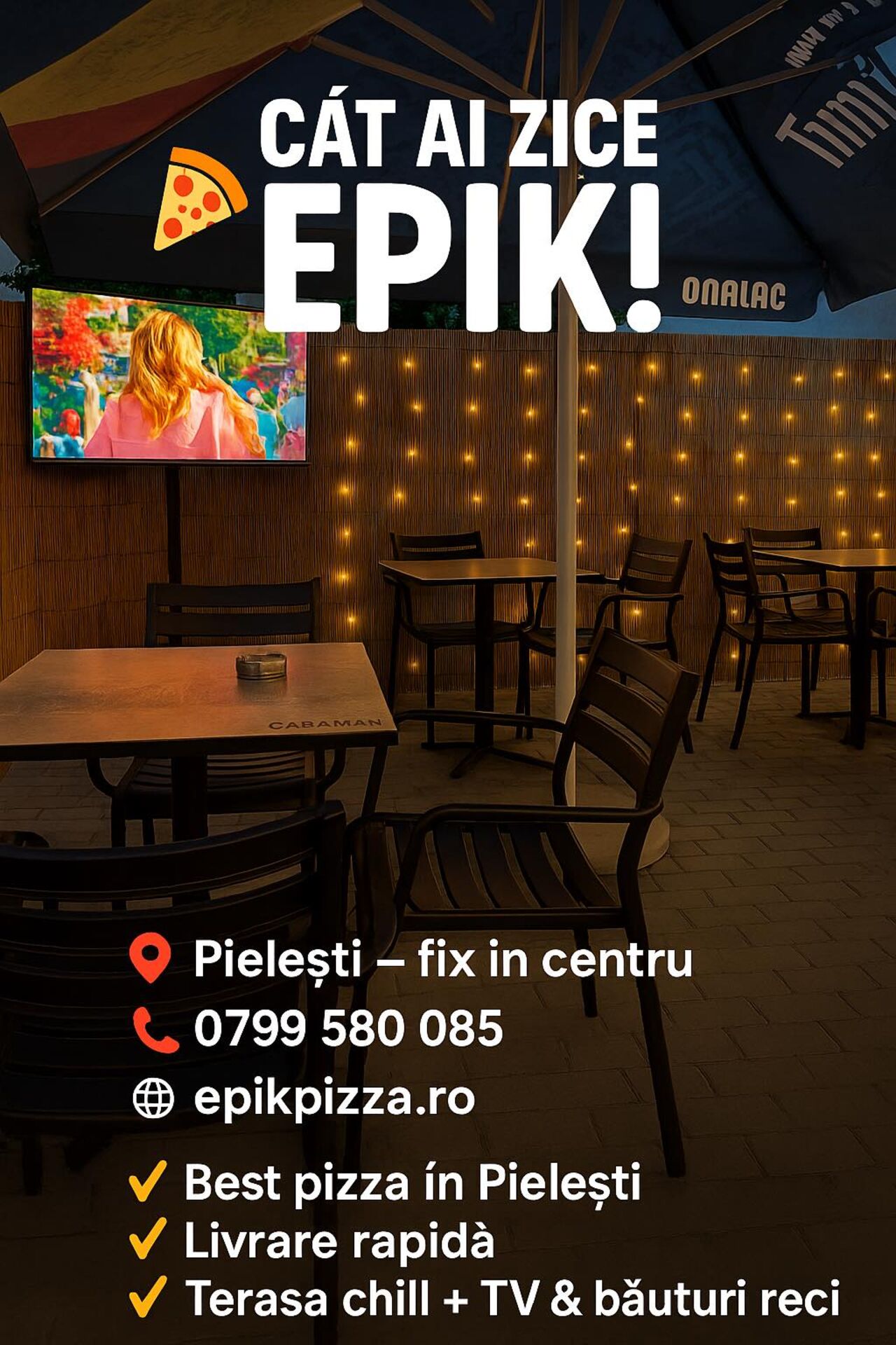 🍕 EPIK – Gustul care devine legendă! 🍕