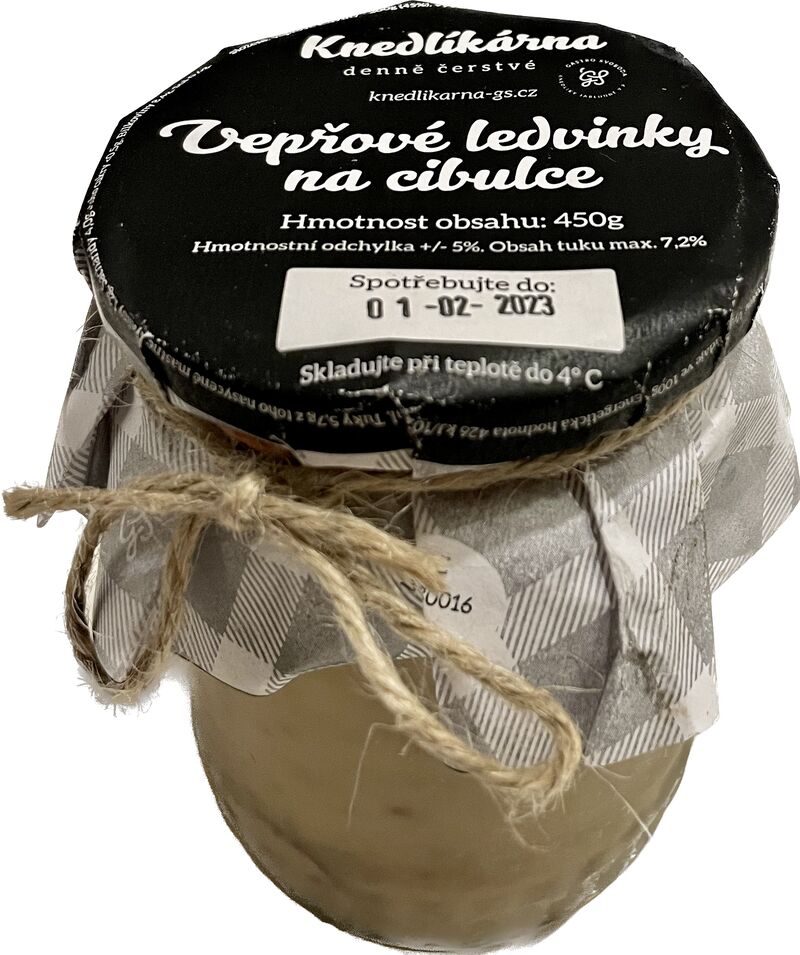 Vepřové ledvinky na cibulce / 450g / 145,-Kč