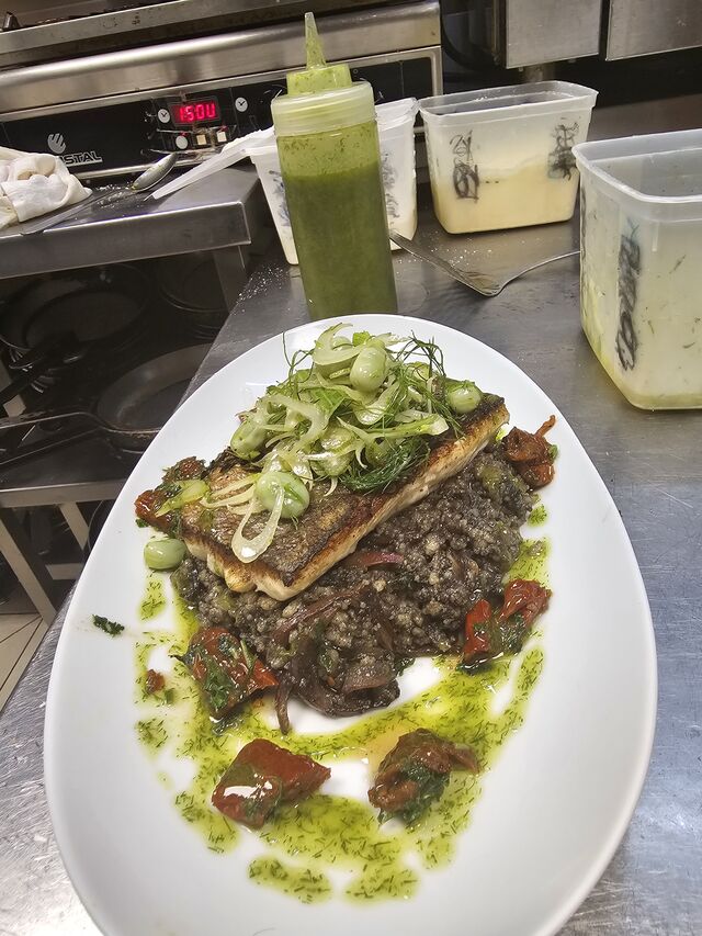 Merlu sauvage, Fregole a la française.