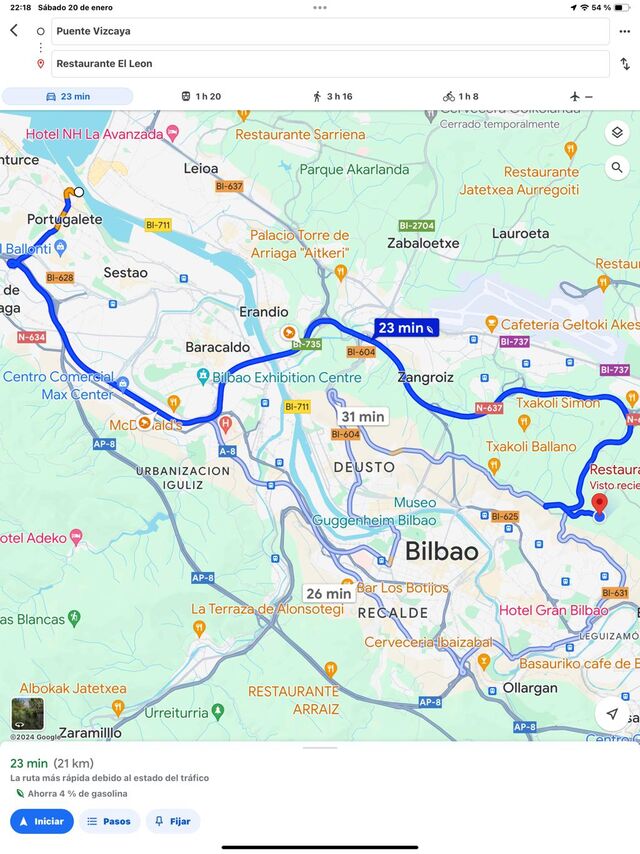 Desde el Puente Vizcaya