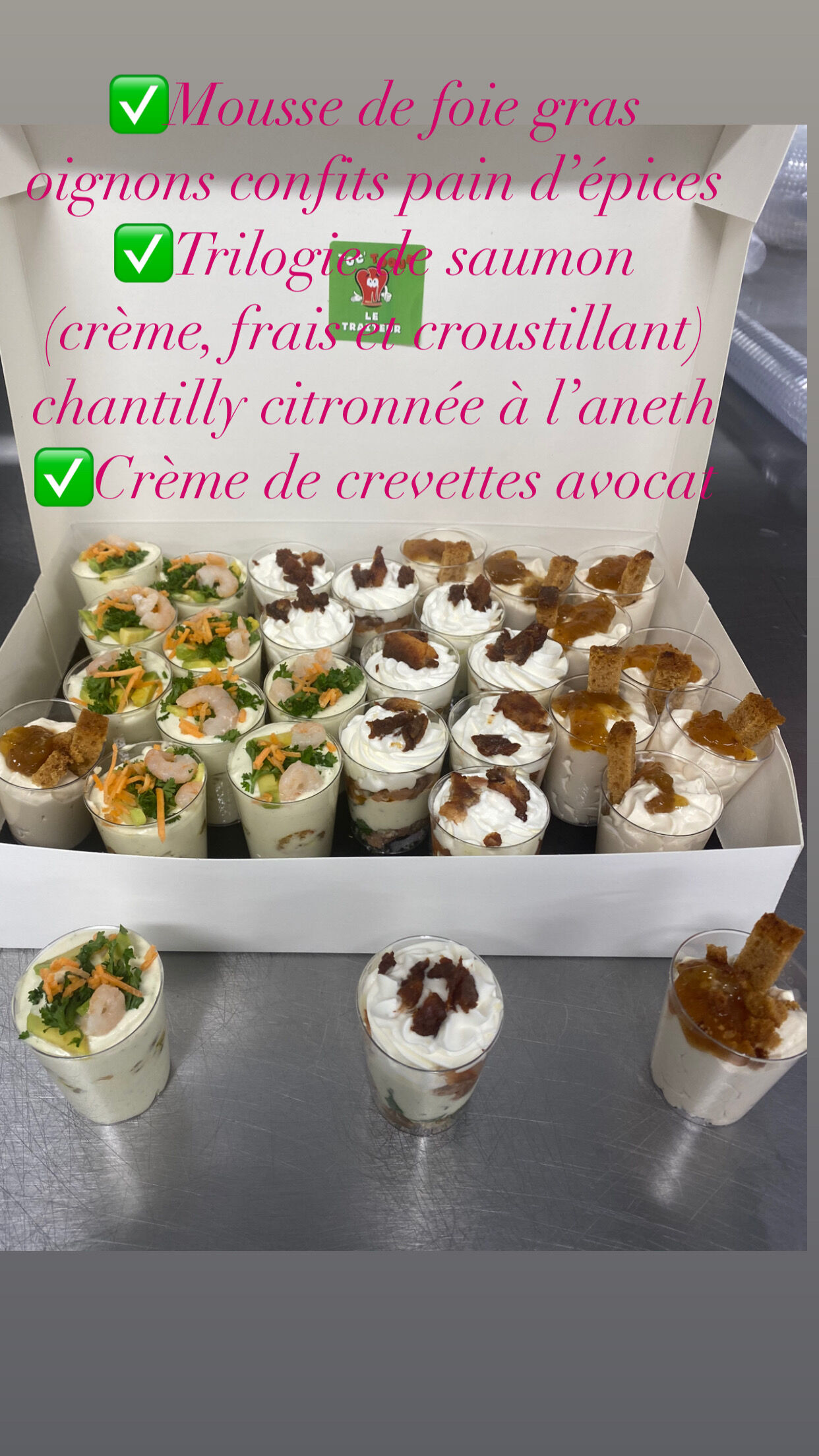 Verrines de fête
