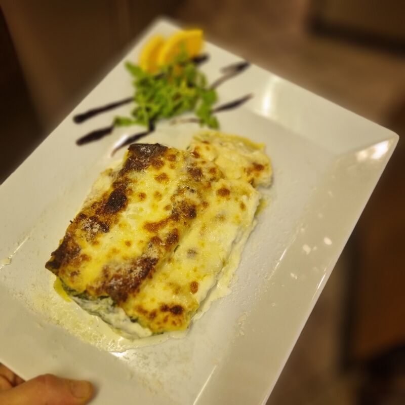 Cannelloni ricotta und spinat