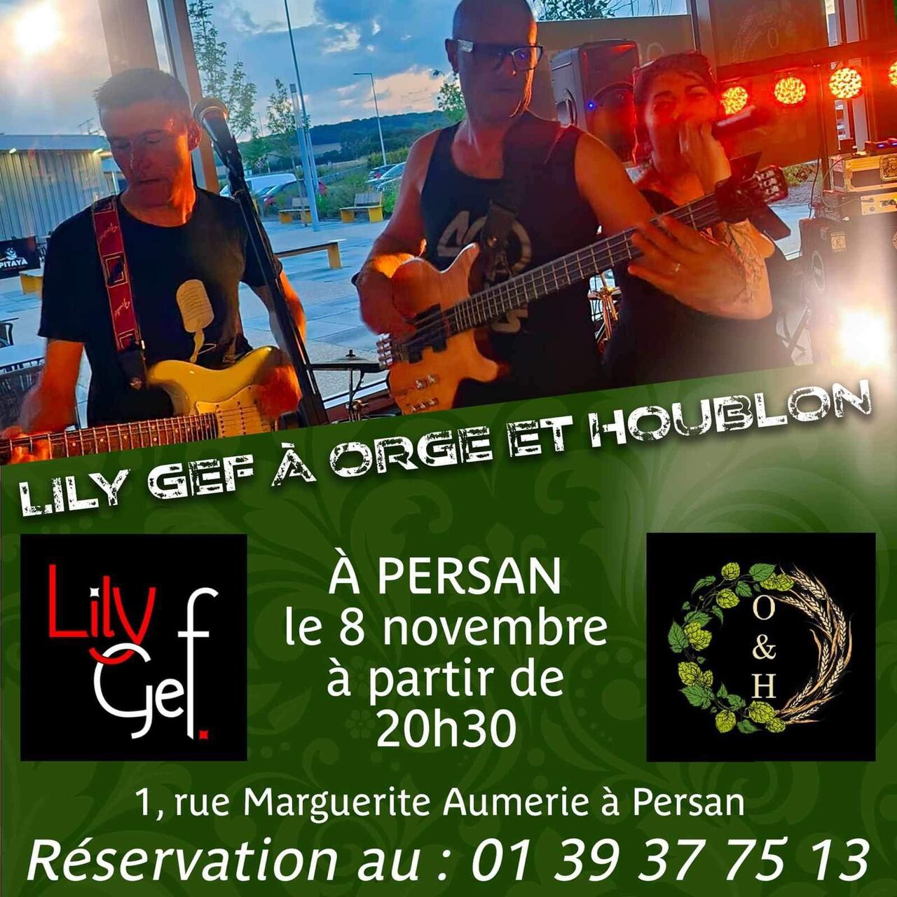 Concert de Lily Gef vendredi 8 novembre
