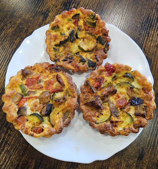 Quiches à la Ratatouille