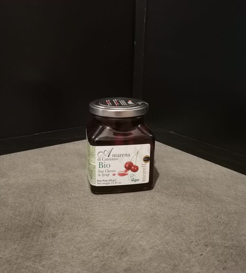 Pot d'amarena bio 335g=11.90€ 