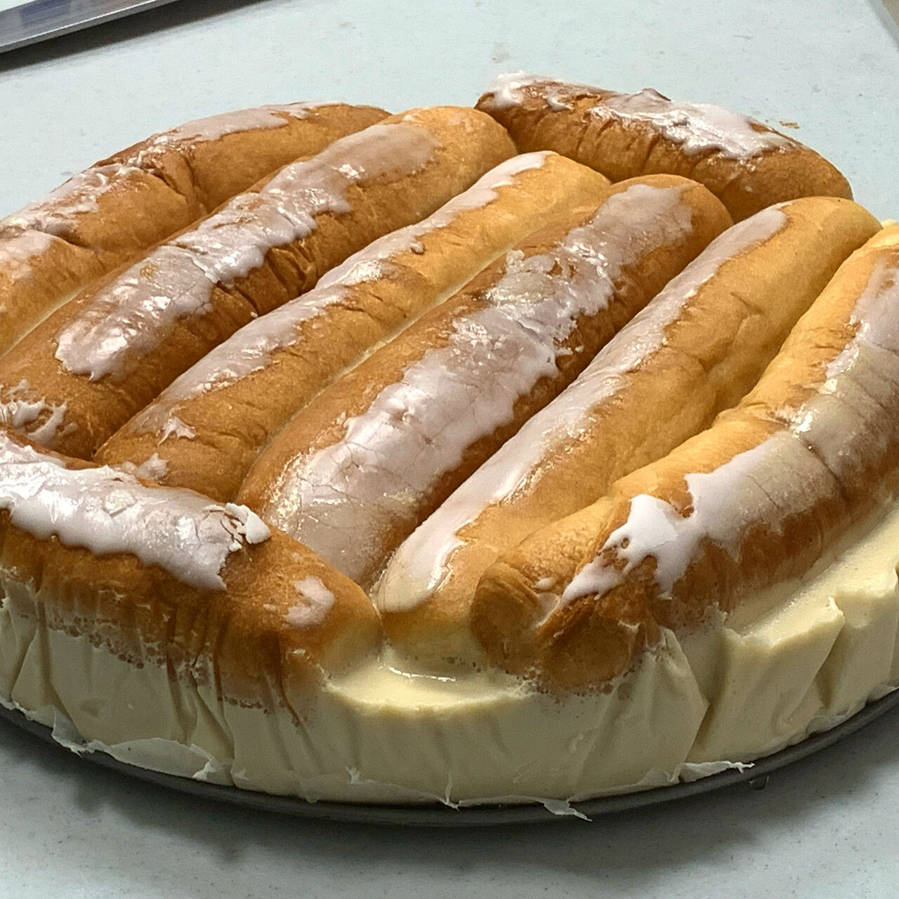 Tarta de Horchata con fartons 