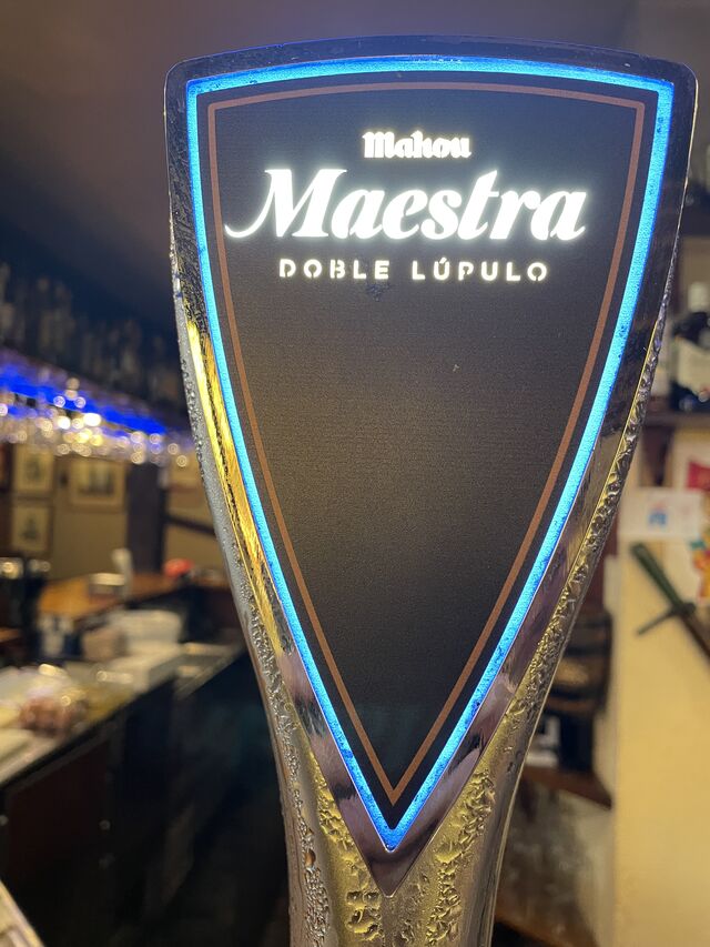 Barril Mahou maestra