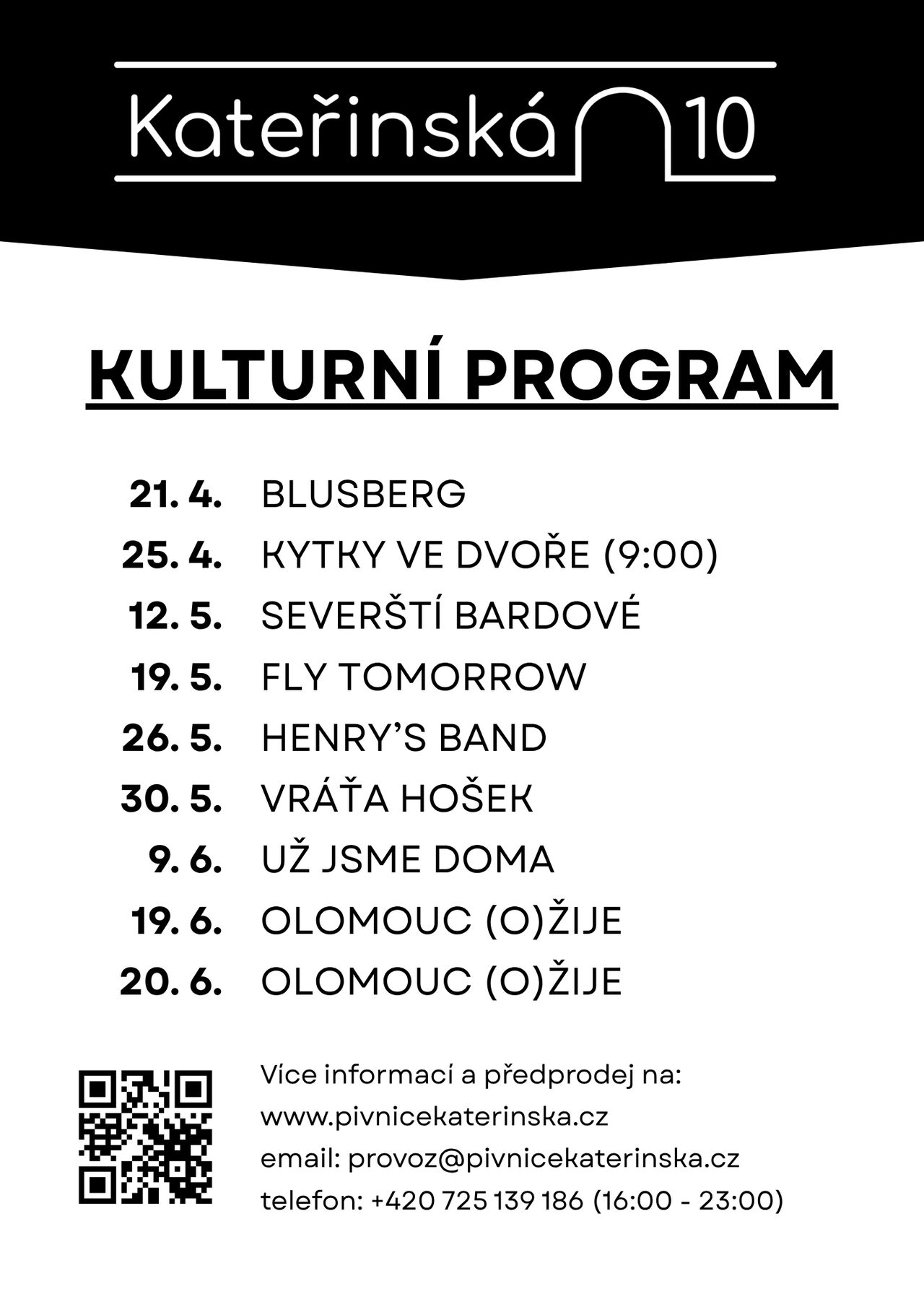 Program Kateřinská 10